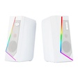 Imagem 2 de Caixa De Som Gamer Redragon, Anvil Gs520W, 5Watts x2, Áudio 2.0, P2, Usb, Rgb, Branco