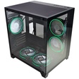 Imagem 4 de Gabinete Gamer Kmex Cg-0305 Micro III, Sem Fonte, Sem Fan, Lateral De Vidro, Preto
