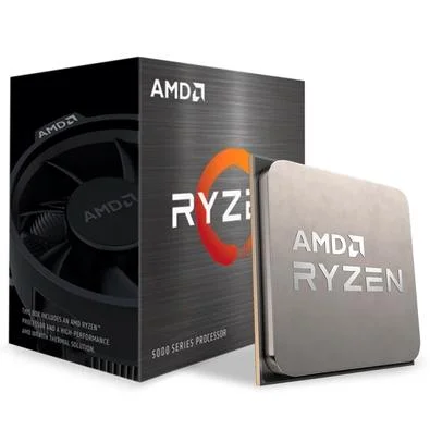 Processador Am4 Amd Ryzen 5 5600, 3.5 Ghz, Max Turbo 4.4 Ghz, 035 Mb Cache, Sem Vídeo Integrado, Com Cooler - Imagem do Produto