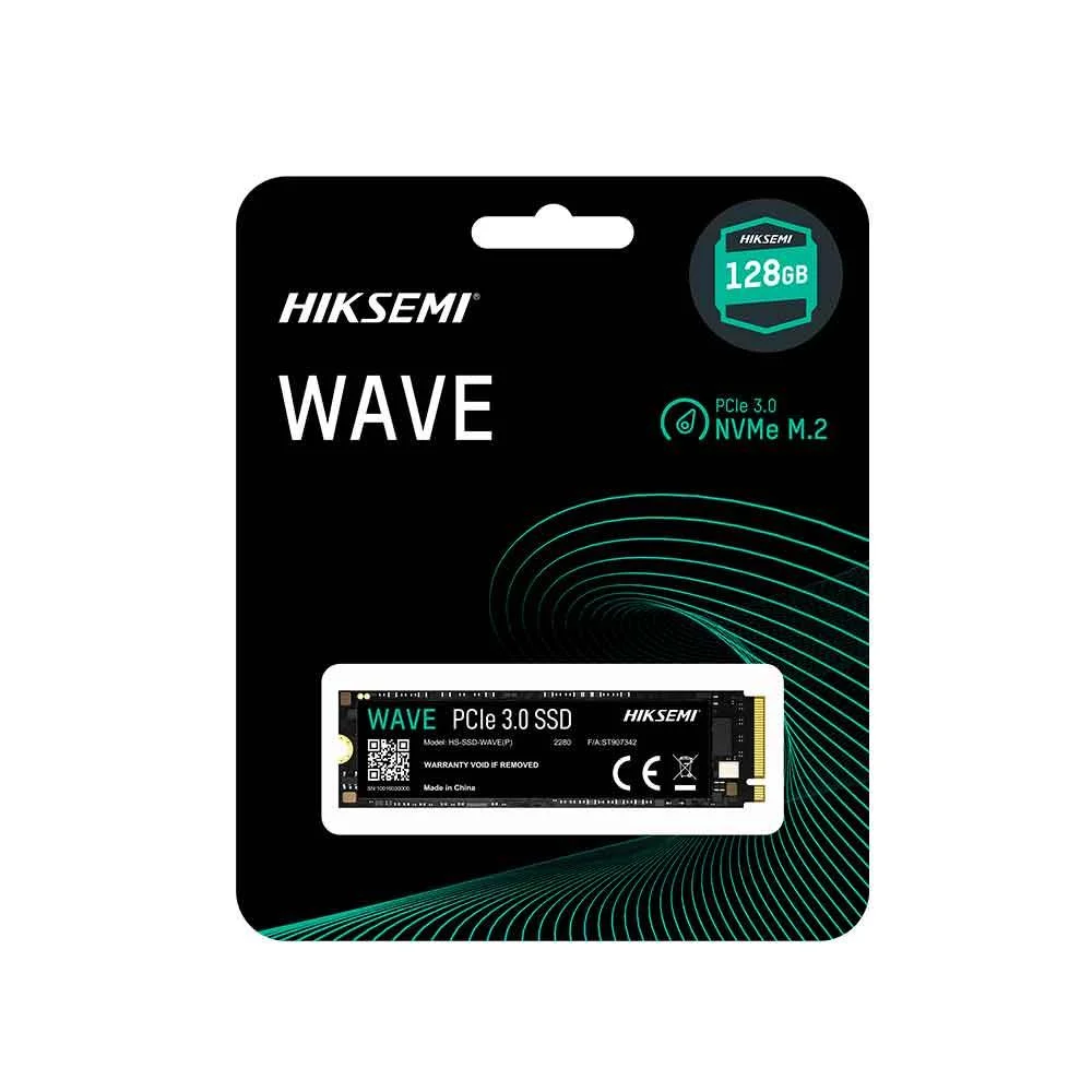 Ssd Nvme 128 Gb Hiksemi Hs-Ssd-Wave Pro(P), Lê: 1.200 Mb/S, Grava: 950 Mb/S