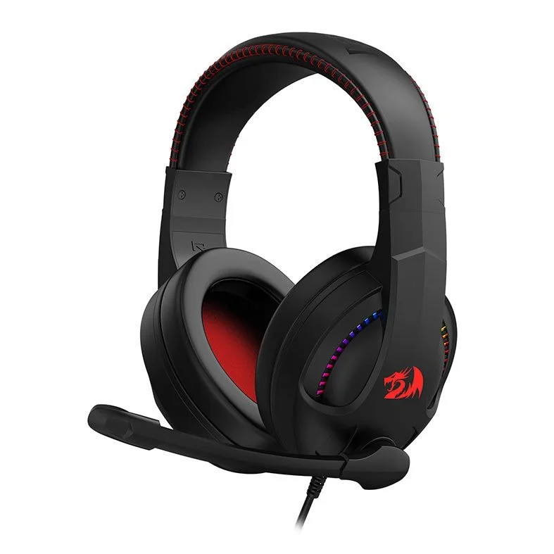 Headset Gamer Redragon Cronus H211-Rgb, P3+Usb, Rgb, Preto