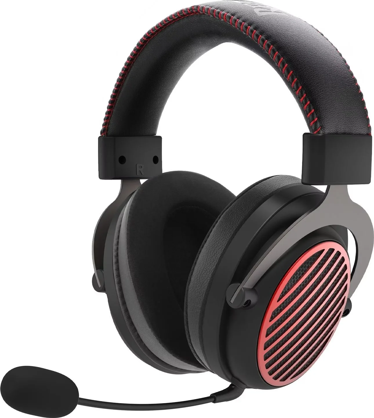 Headset Gamer Redragon Luna H540-Pro, Bluetooth, Wireless, P3, Usb, Preto com Vermelho