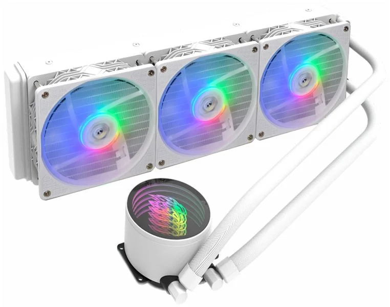 Water Cooler 360Mm Kmex Wa-Ct, Rgb, Branco