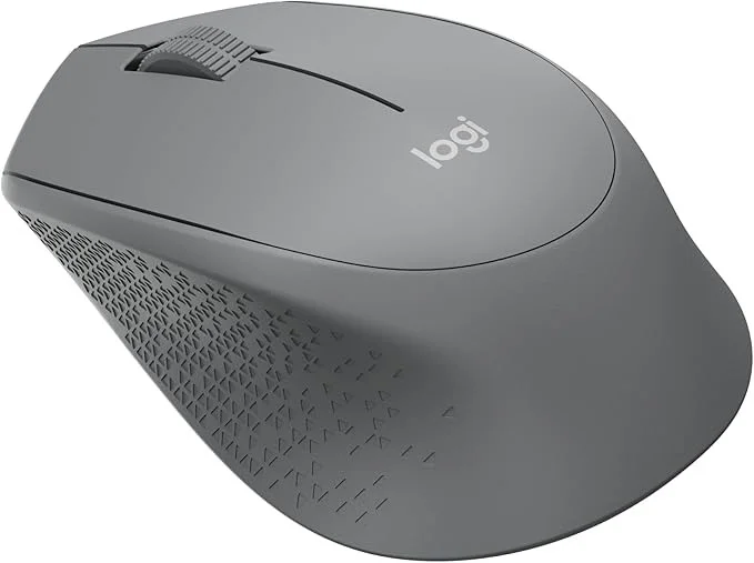 Mouse Sem Fio Logitech M280 Comfort Plus, Cinza, 910-004285