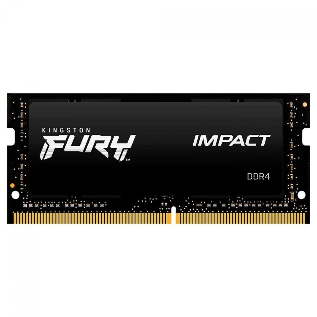 Memória Notebook Ddr4 16Gb/3200 Mhz Kingston Fury Impact, Cl 22, 1.2V, Kf432S20Ib-16, Preta