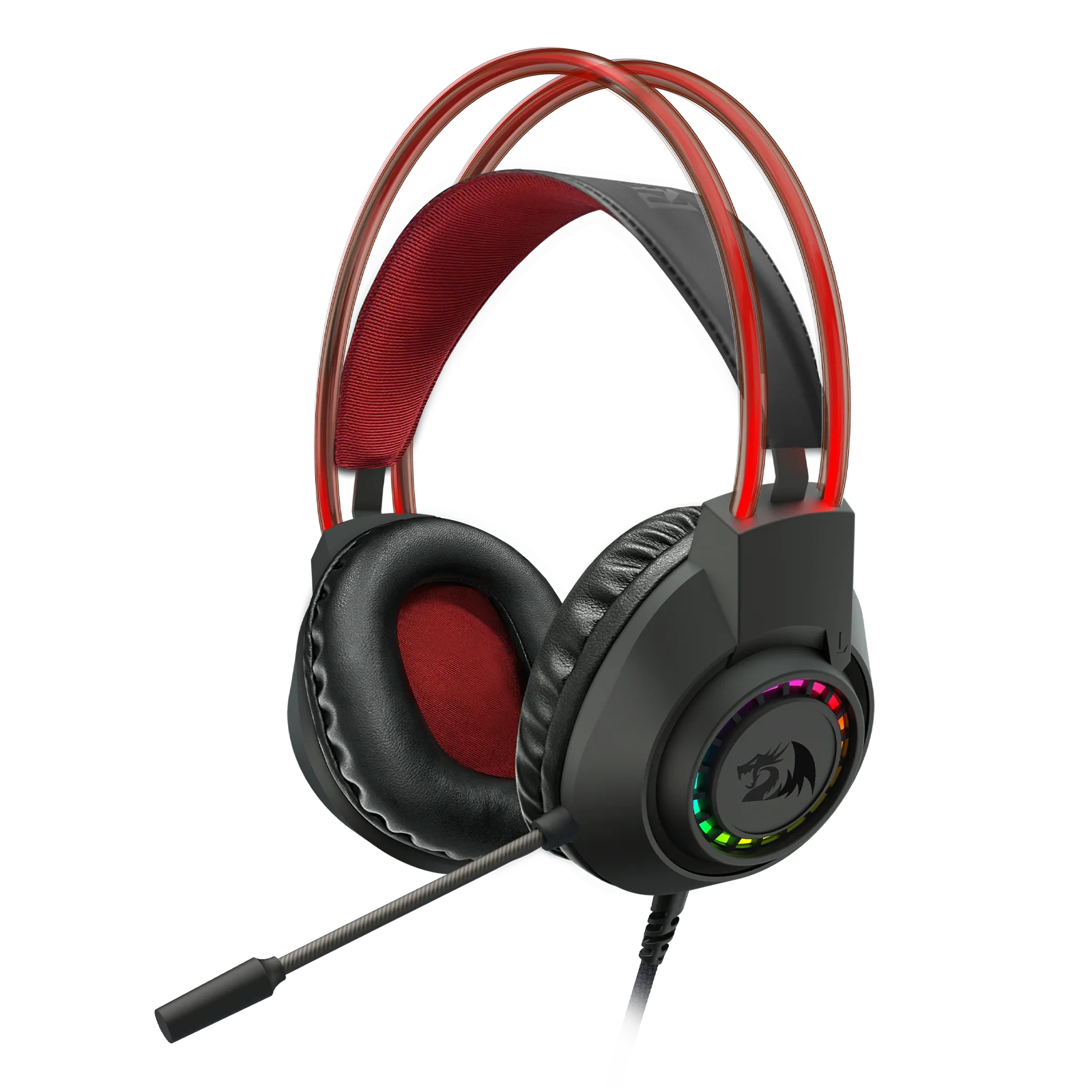 Headset Gamer Redragon Scream H231Rgb, 2x P2+Usb, P3, Rgb, Preto