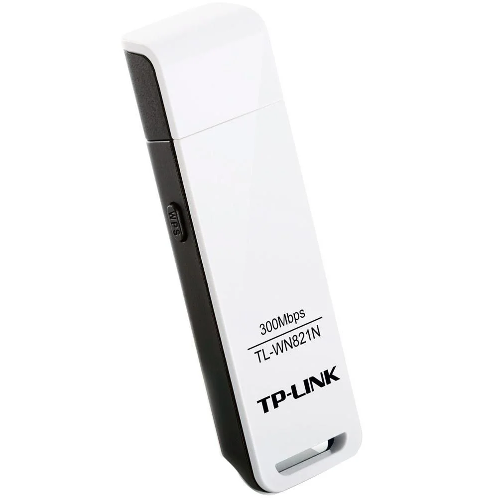 Adaptador Sem Fio Tp-Link Tl-Wn821N, Wireless, Single Band 2.4 Ghz, 300 Mb/S, Usb