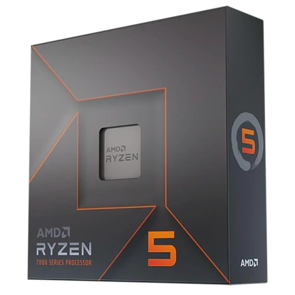 Processador Am5 Amd Ryzen 5 7600X, 4.7 Ghz, Max Turbo 5.3 Ghz, 038 Mb Cache, Com Vídeo Integrado, Sem Cooler