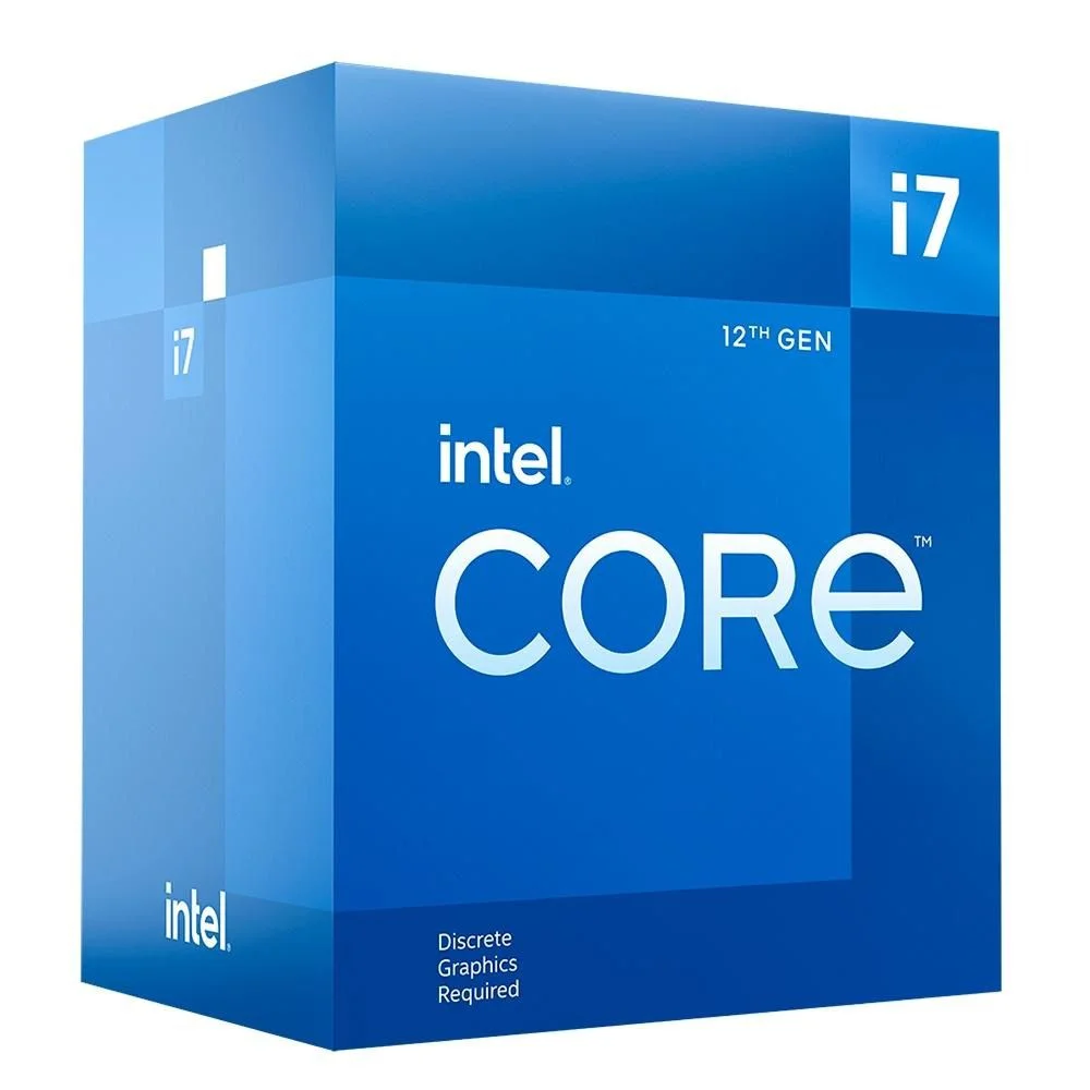 Processador 1700 Intel 12ª Geração Core I7-12700F, 2.10Ghz, Max 4.90Ghz, Cache 25Mb, Sem Vídeo, Bx8071512700F