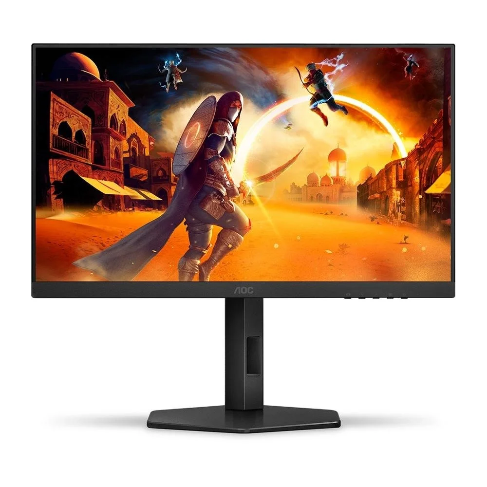 Monitor Gamer Led 27", 180Hz, 0,5Ms, Aoc 27G4/P Gaming, Ips, Full Hd, Dp, Hdmi, Vga, Vesa, Preto