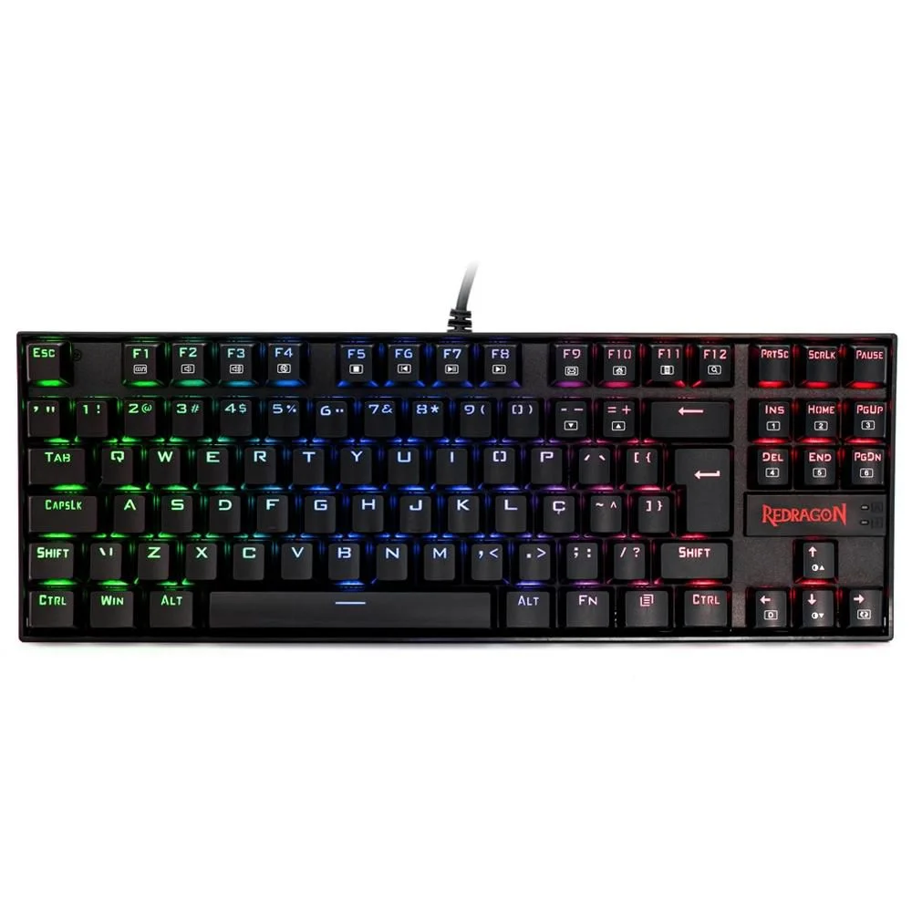 Teclado Gamer Mecânico Redragon Kumara, Rgb, Switch Outemu Blue, Pt-K552Rgb-1