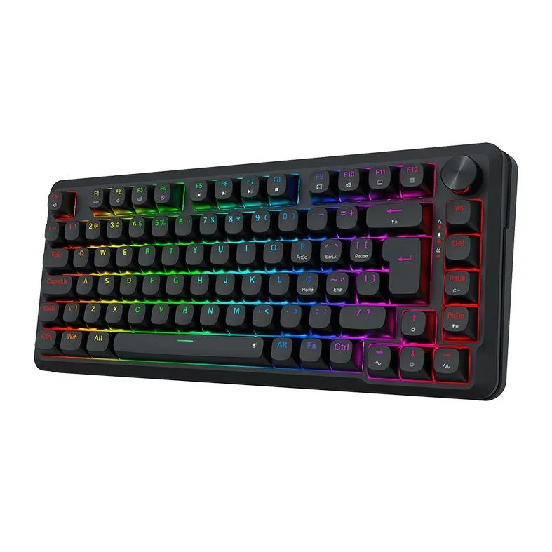 Teclado Gamer Usb Mecânico Redragon Stormhunter Magn, Preto, Switch Magnético UltraMag, Rgb, Abnt2, K721Rgb-M