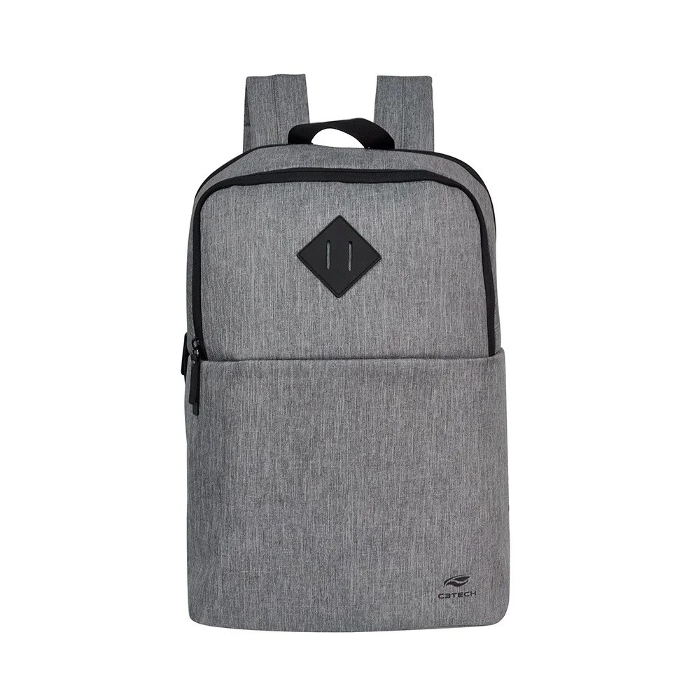 Mochila C3tech Mc-40Gy, Para Notebook 15,6", Cinza
