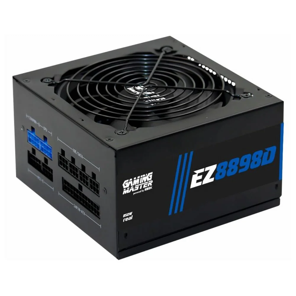Fonte ATX 0850W Kmex Ez8898D, 80 Plus Bronze, Pfc Ativo, Com cabo, Preta, Ez8898D8503Cb2X