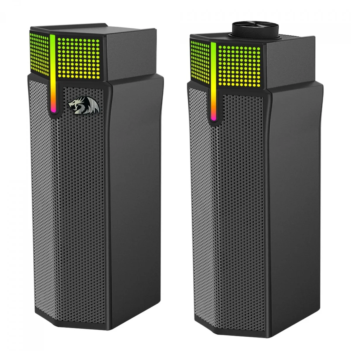 Caixa De Som Gamer Redragon Yorick Gs511, Áudio 2.0, 2Watts x2, Usb, Rgb, Preto