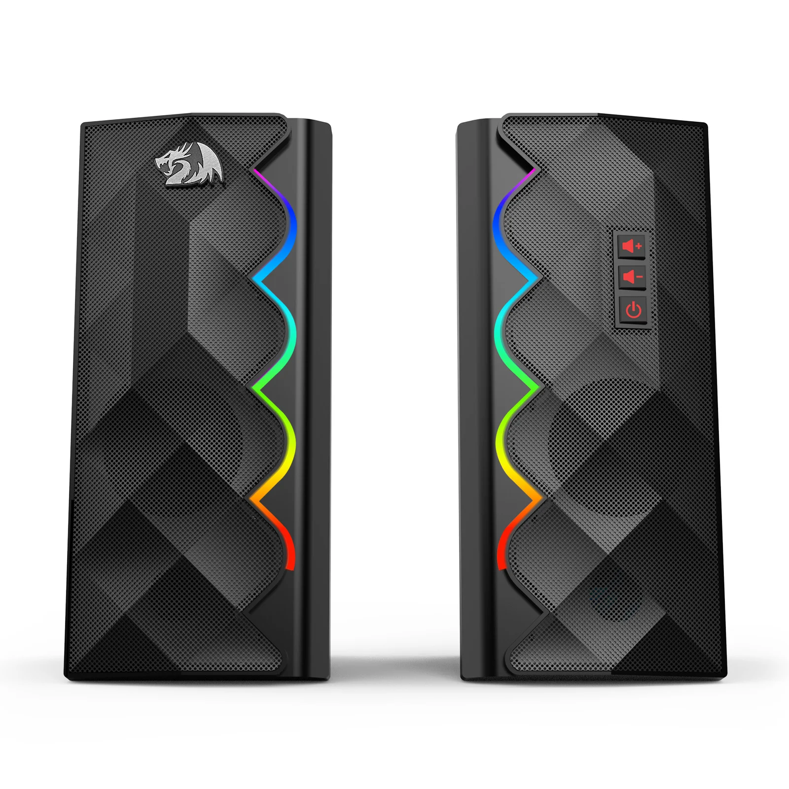 Caixa De Som Gamer Redragon, Cipher Gs522, 5Watts X2, Áudio 2.0, P2+Usb, Rgb