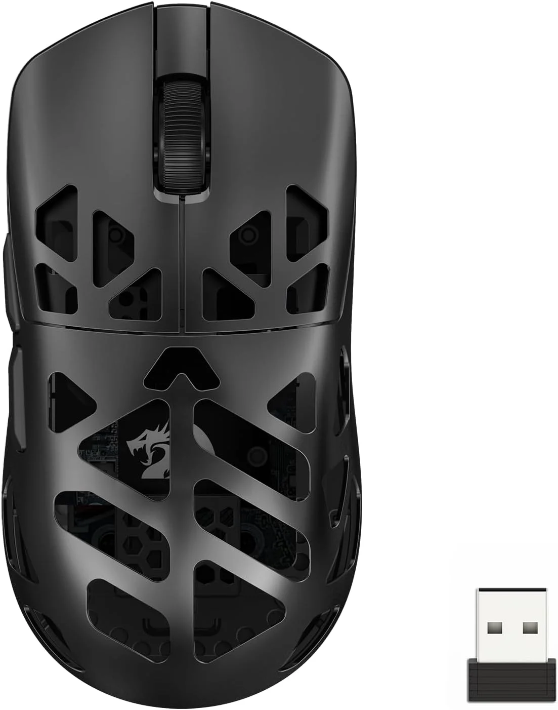 Mouse Gamer Redragon M997-Pro-1K Prism Pro, 26.000 Dpi, 5 Botões, Sensor 3395, Wi-fi, Bluetooth, Usb, Preto