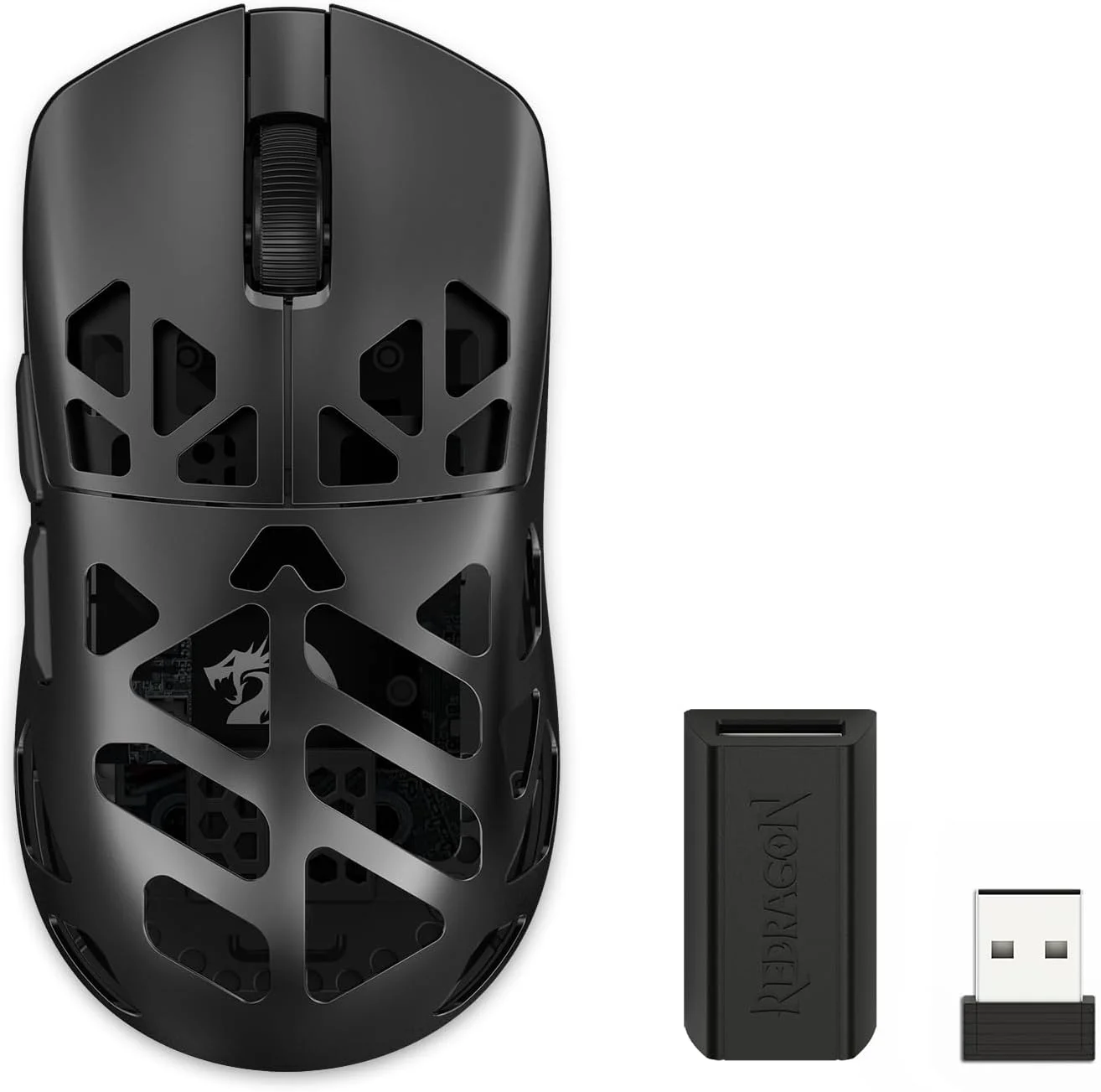 Mouse Gamer Redragon M997-Ult Prism Ultra, 26.000 Dpi, 5 Botões, Sensor 3395, Wi-fi, Bluetooth, Usb, Preto