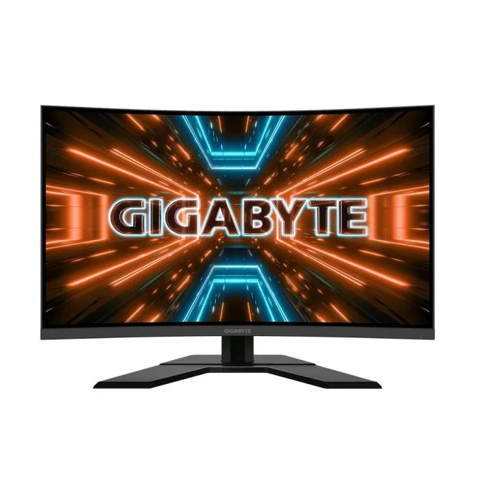 Monitor Gamer Led 31.5", 165Hz, 1Ms, Gigabyte Curvo G32Qc A-Sa, Va, Qhd, Dp, Hdmi, Usb, Hp Out, Vesa, Preto