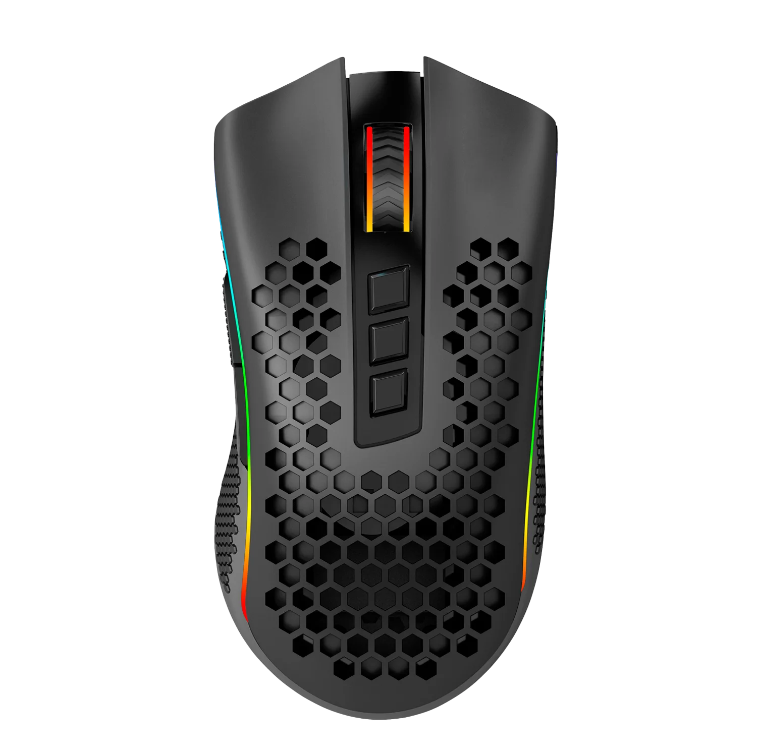 Mouse Gamer Redragon M808-Ks Storm Pro, 16.000 Dpi, Rgb, 8 Botões, Sensor 3335, Wi-fi, Usb, Preto