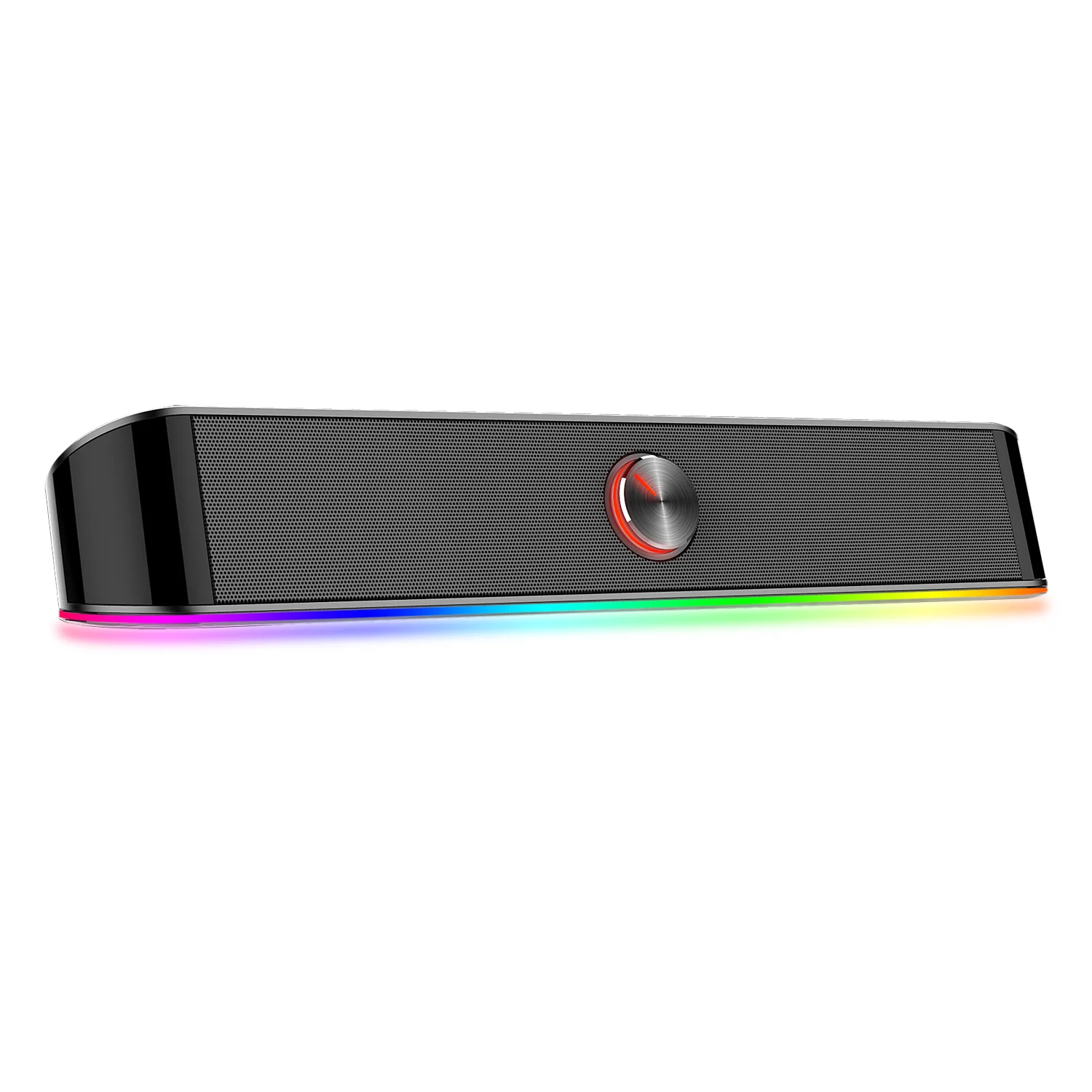 Soundbar Gamer Redragon Adiemus GS560, Rgb, Áudio 2.0, 3Watts x2, P2, Usb, Preta