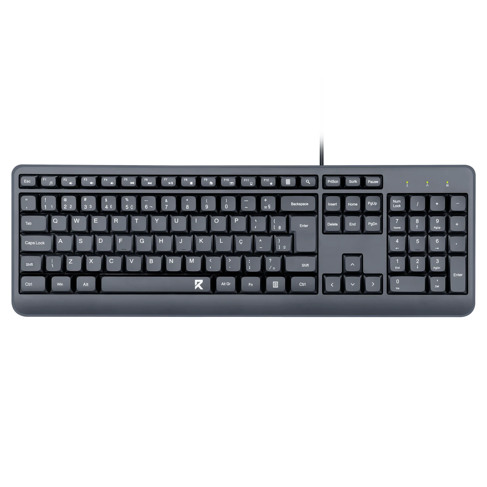 Kit Teclado E Mouse Usb Redragon Office Bs-7092, Preto, Abnt2