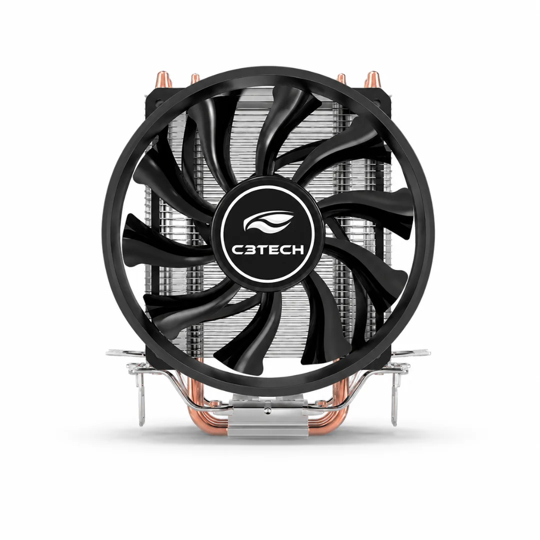 Cooler Universal Para Processador, Intel E Amd, C3Tech, Fc-100Bk, 113Mm, Preto